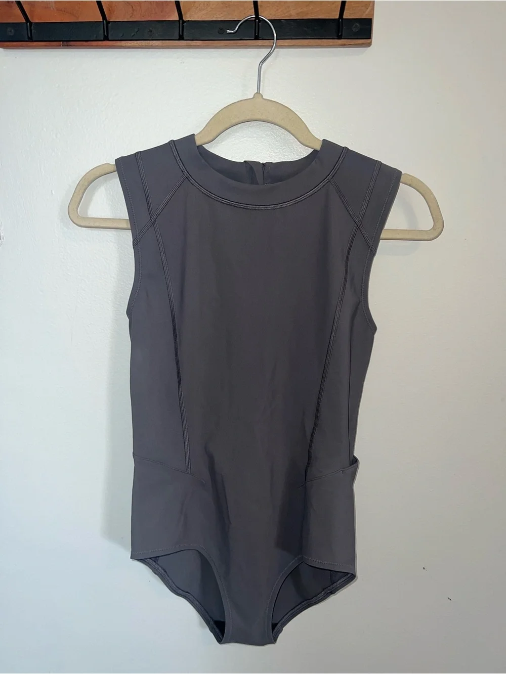 Lululemon grey zip up paddle board swimsuit
